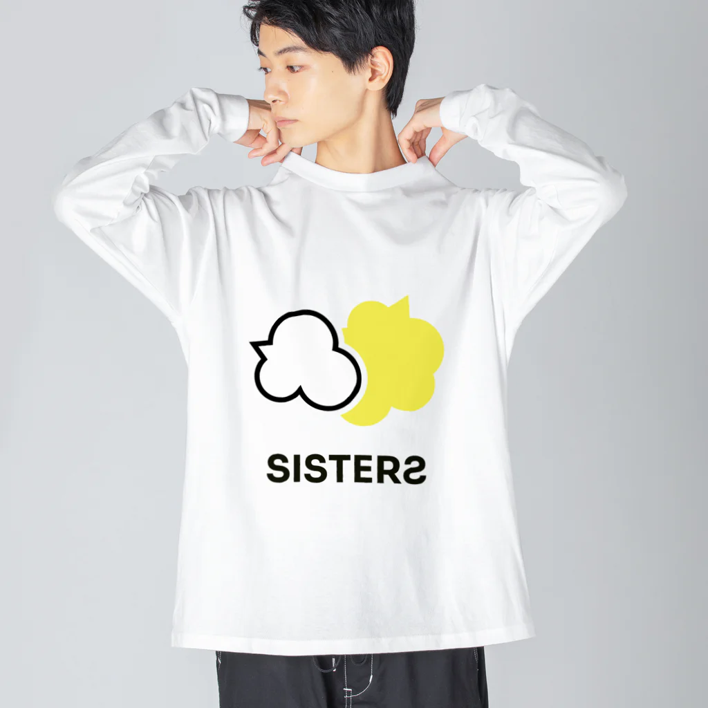 ホームページクリエイター・ターキーのホームページクリエイターターキー（SISTERS）ホワイト Big Long Sleeve T-Shirt