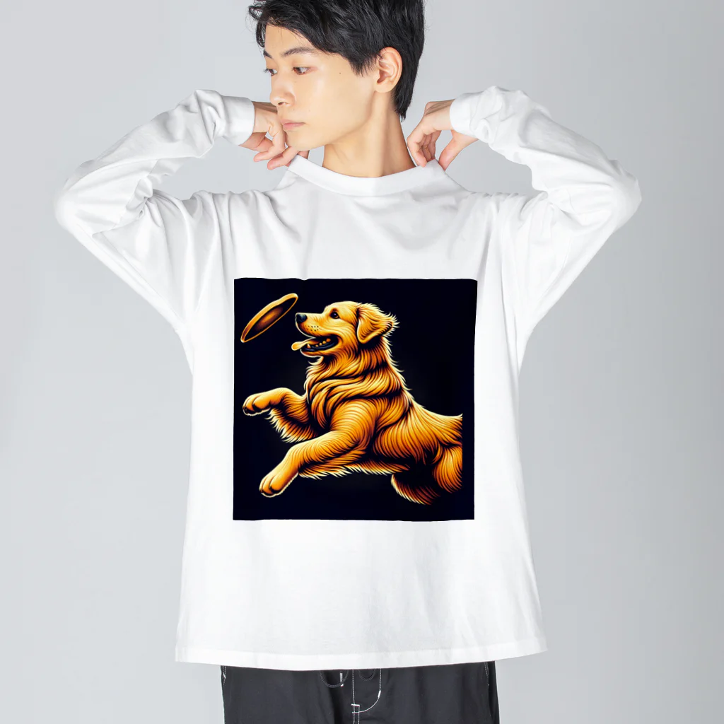 calcium369のゴールデン・レトリーバー Big Long Sleeve T-Shirt