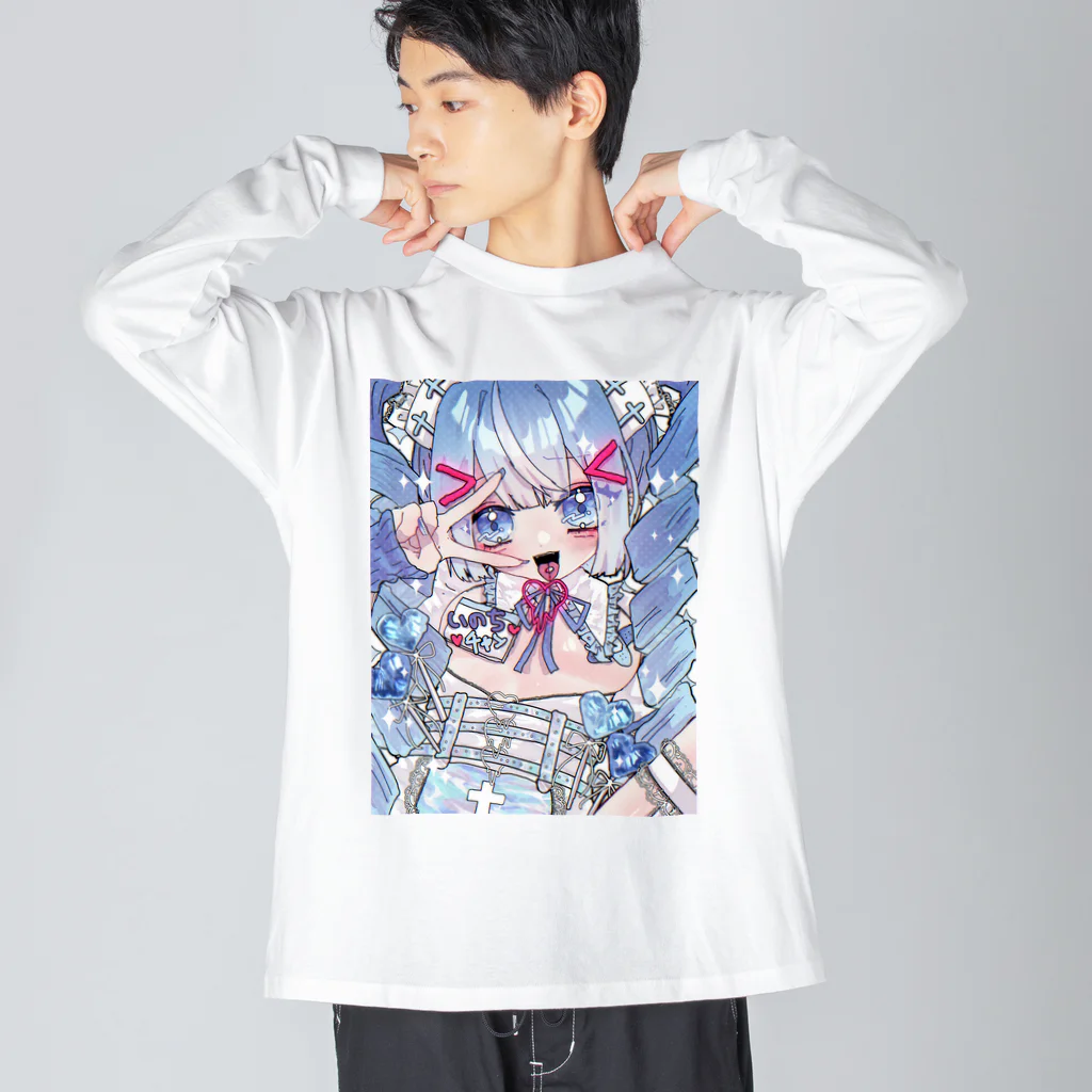 心中のいのちﾁｬﾝ Big Long Sleeve T-Shirt