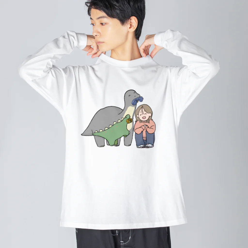 あたいのジムニーのあたいと恐竜たち Big Long Sleeve T-Shirt