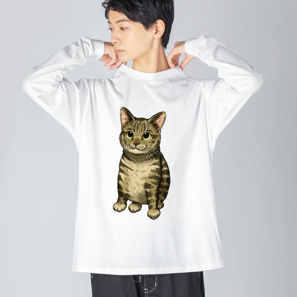 縁-yukari-のチャチャ 루즈핏 롱 슬리브 티셔츠