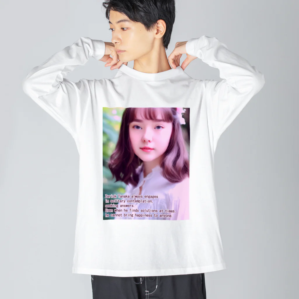 ザリックのSUZURIのかわい子ちゃん＃1 ビッグシルエットロングスリーブTシャツ