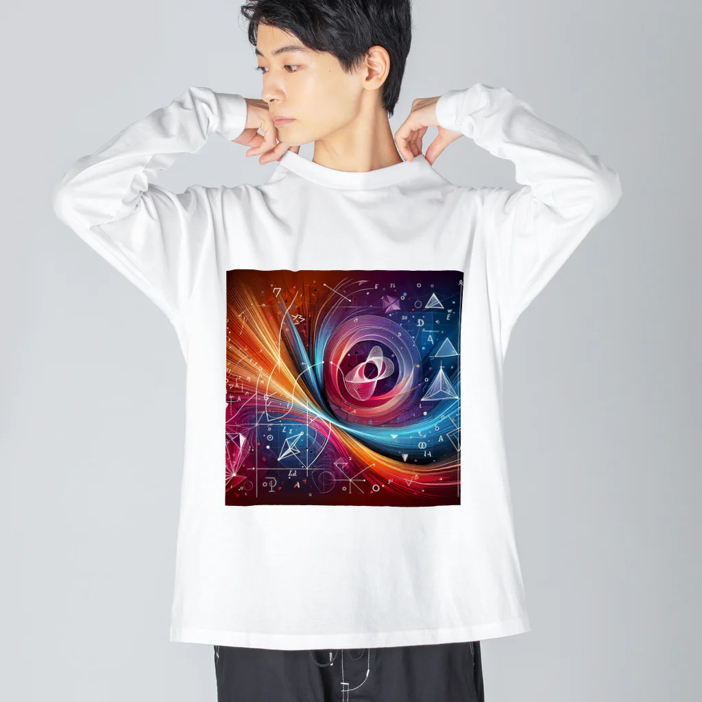 niko&PANDA shopのリーマン予想のイラスト Big Long Sleeve T-Shirt