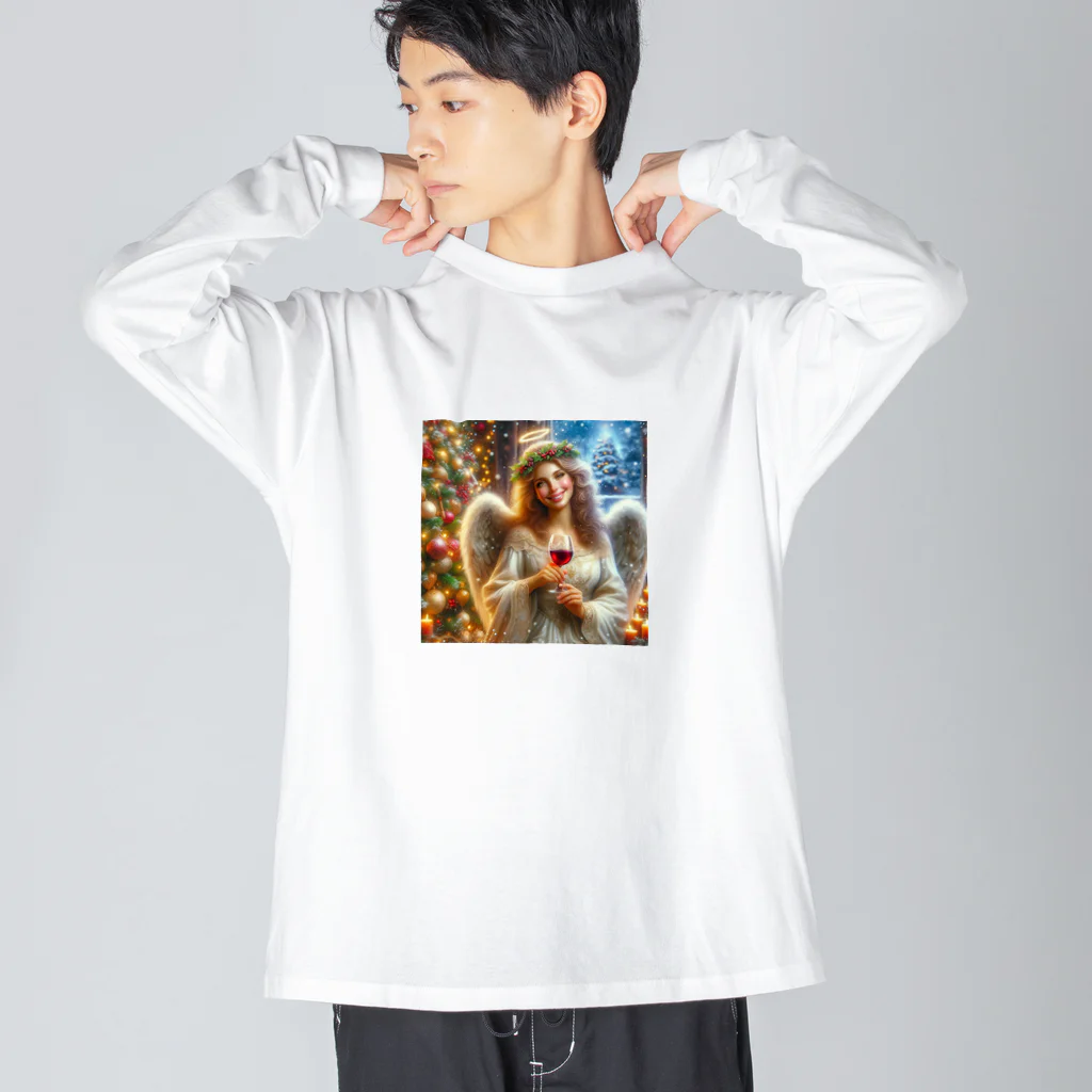 たまき工房の呑天使のクリスマス Big Long Sleeve T-Shirt