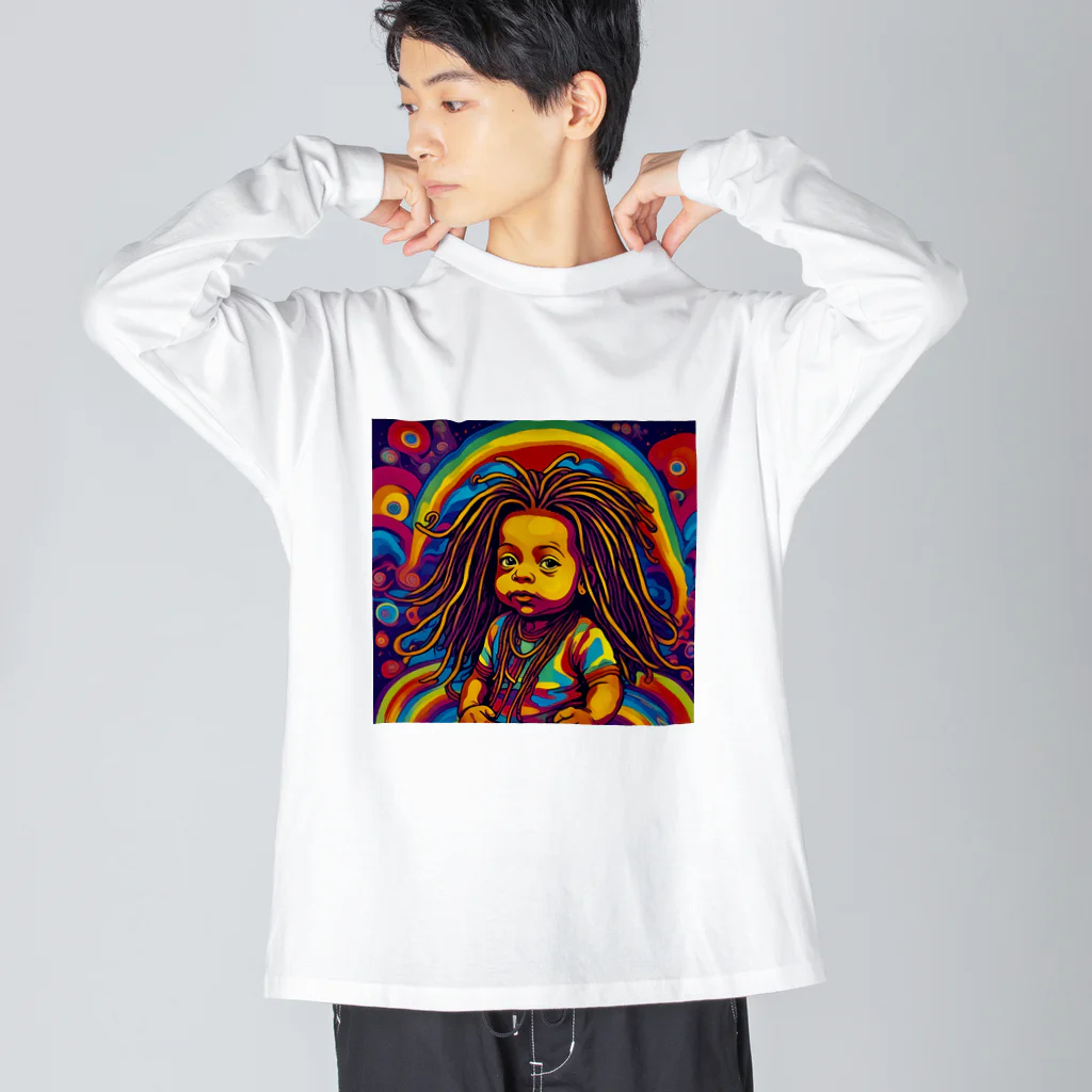 mizu163のドレッドくん Big Long Sleeve T-Shirt