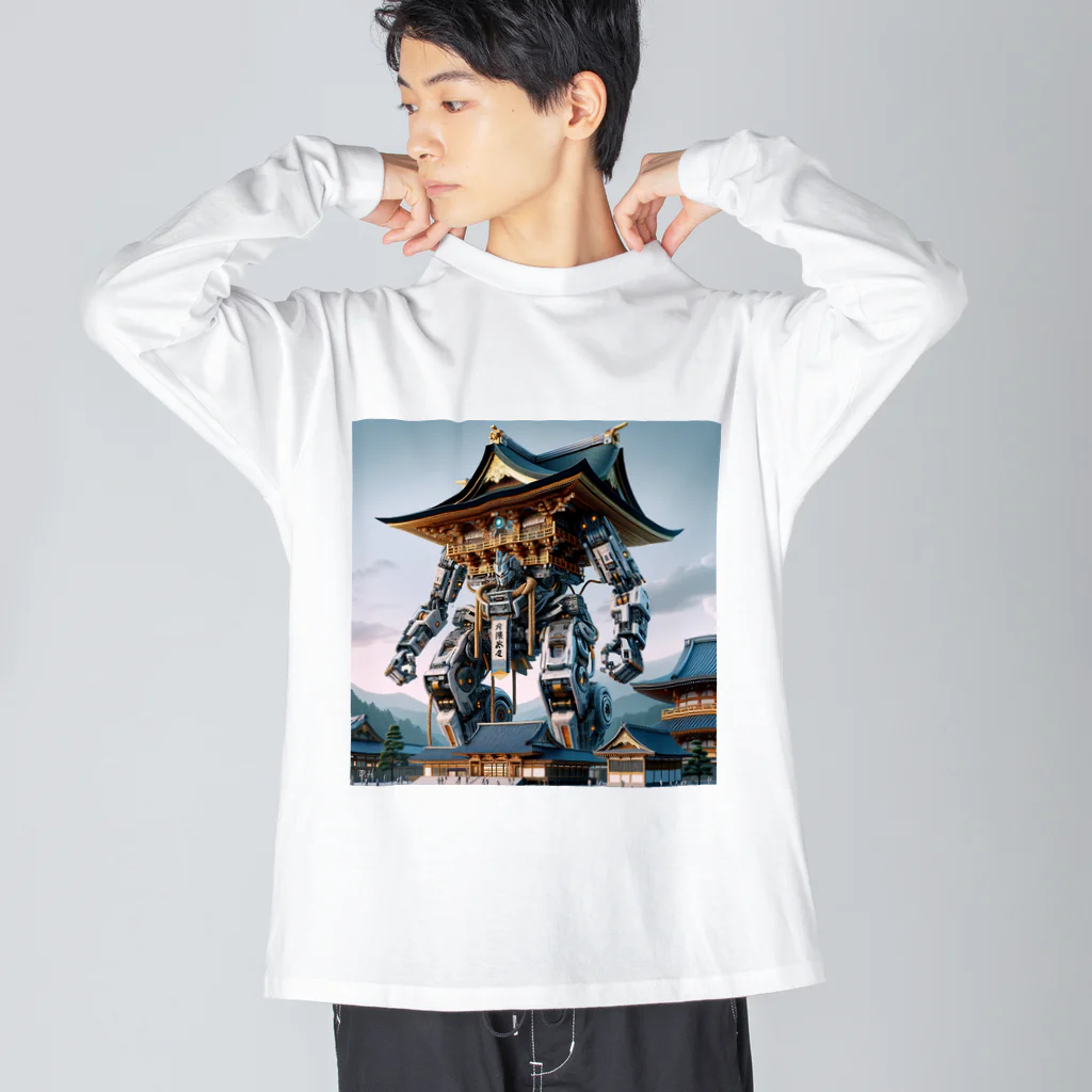 こまイヌ屋たちの出雲大社ロボ Big Long Sleeve T-Shirt