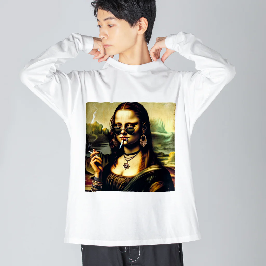 FX海外のぐれたモナリザ Big Long Sleeve T-Shirt