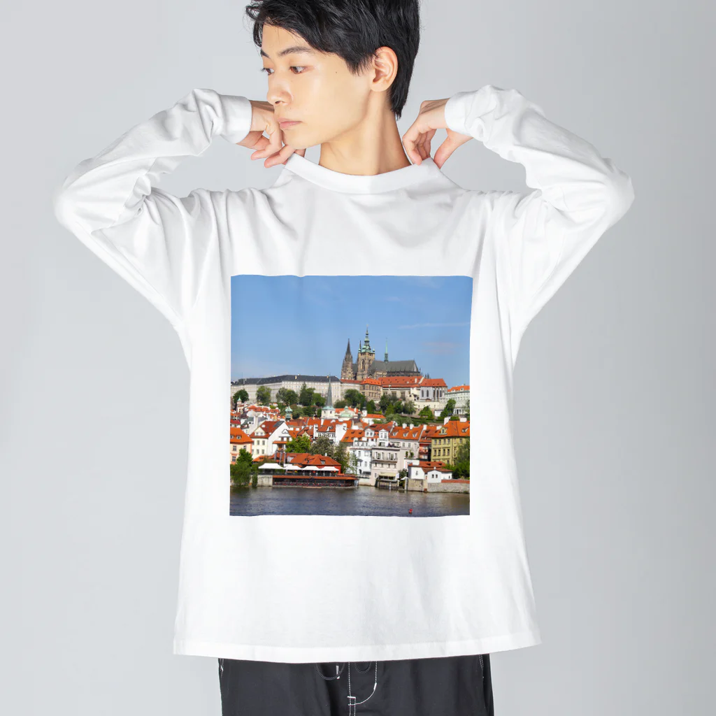 bitpiyoのプラハ城 Big Long Sleeve T-Shirt