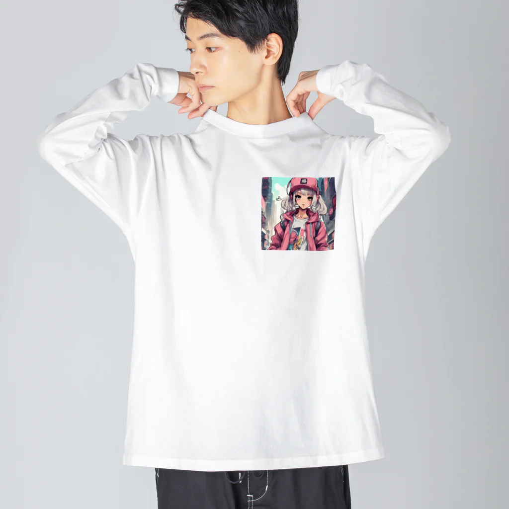 and-AのDJキラリ ビッグシルエットロングスリーブTシャツ