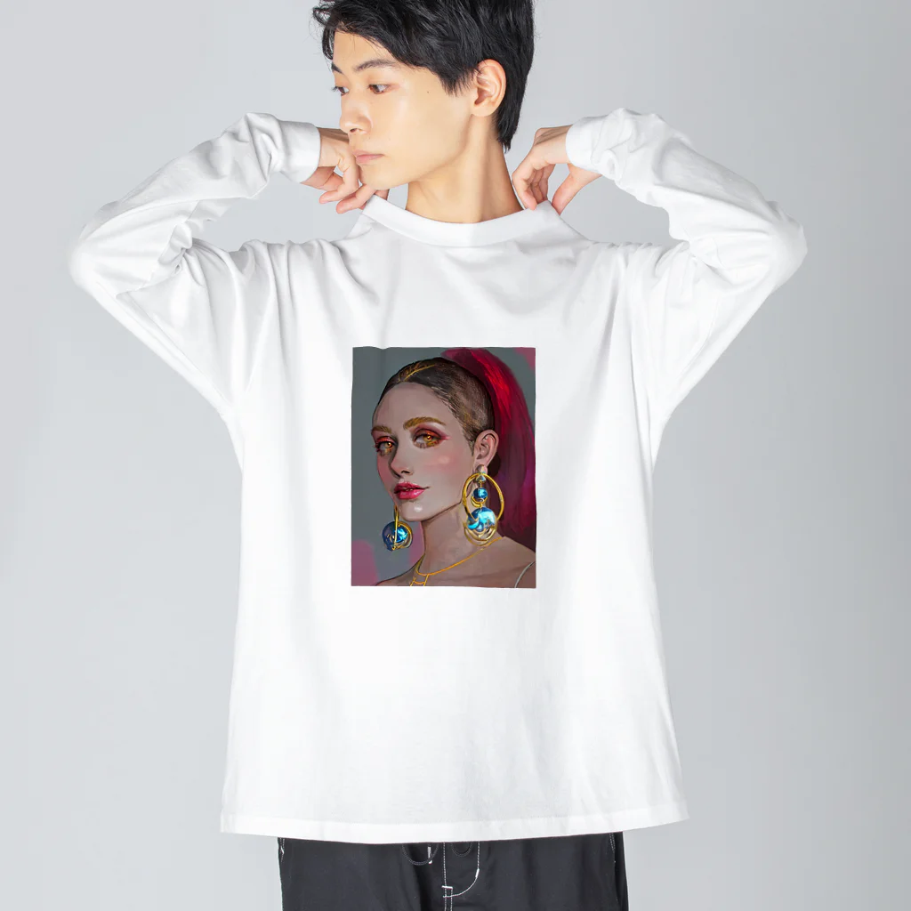 AI・デザインが好きな人のモデル Big Long Sleeve T-Shirt