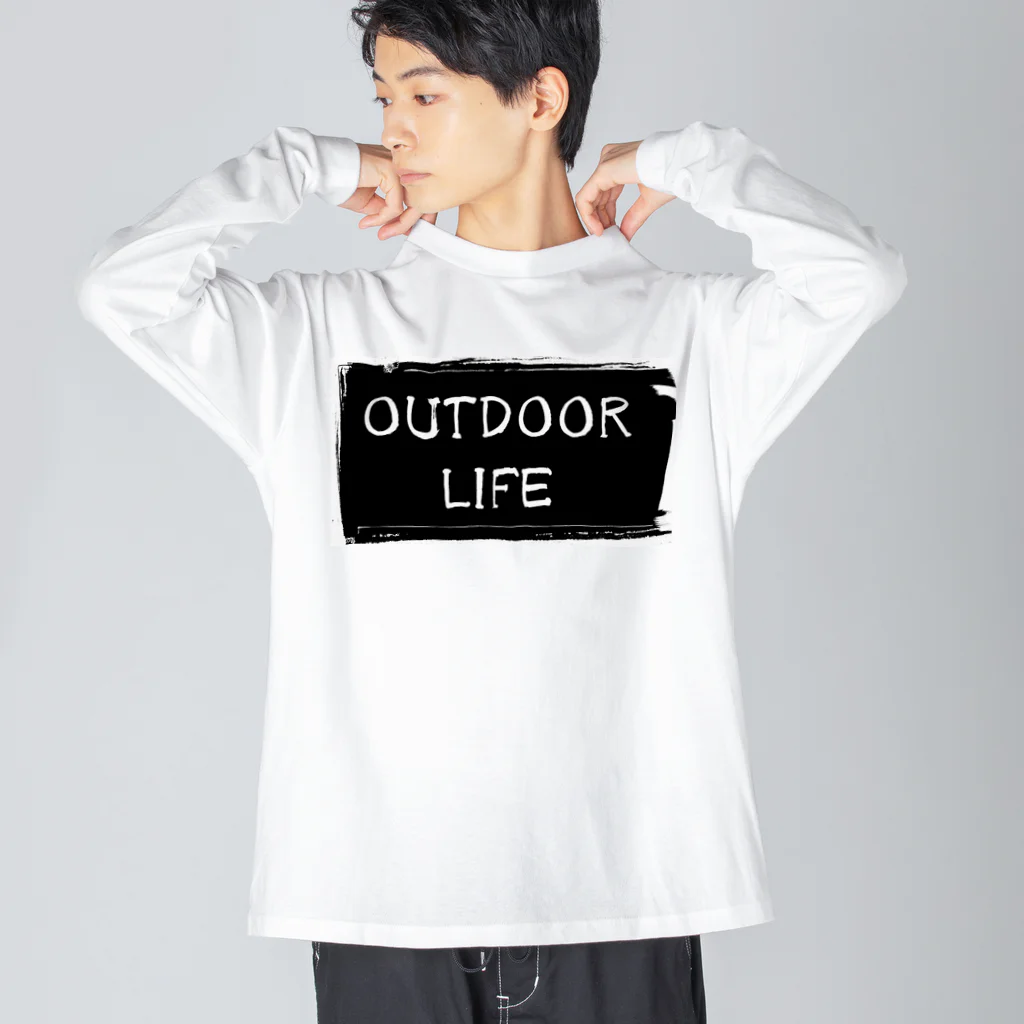 YF_familleのOUTDOOR LIFE Big Long Sleeve T-Shirt