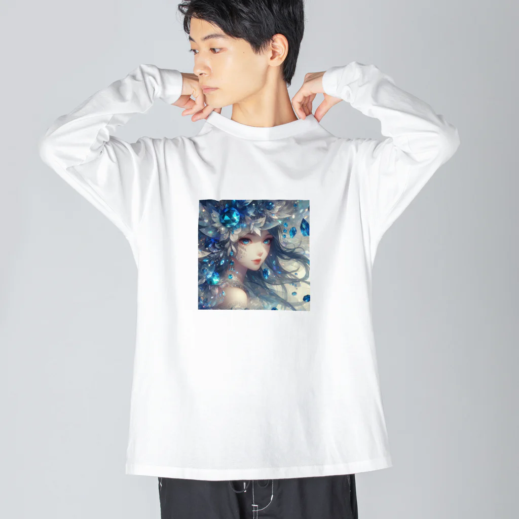 終わらない夢🌈の氷の精🧊✨ ビッグシルエットロングスリーブTシャツ