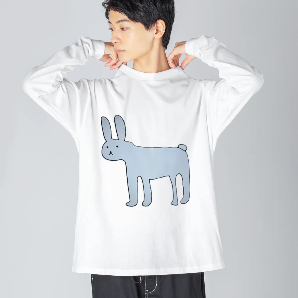 なりのわか。のわたしから見たホッキョクウサギ Big Long Sleeve T-Shirt