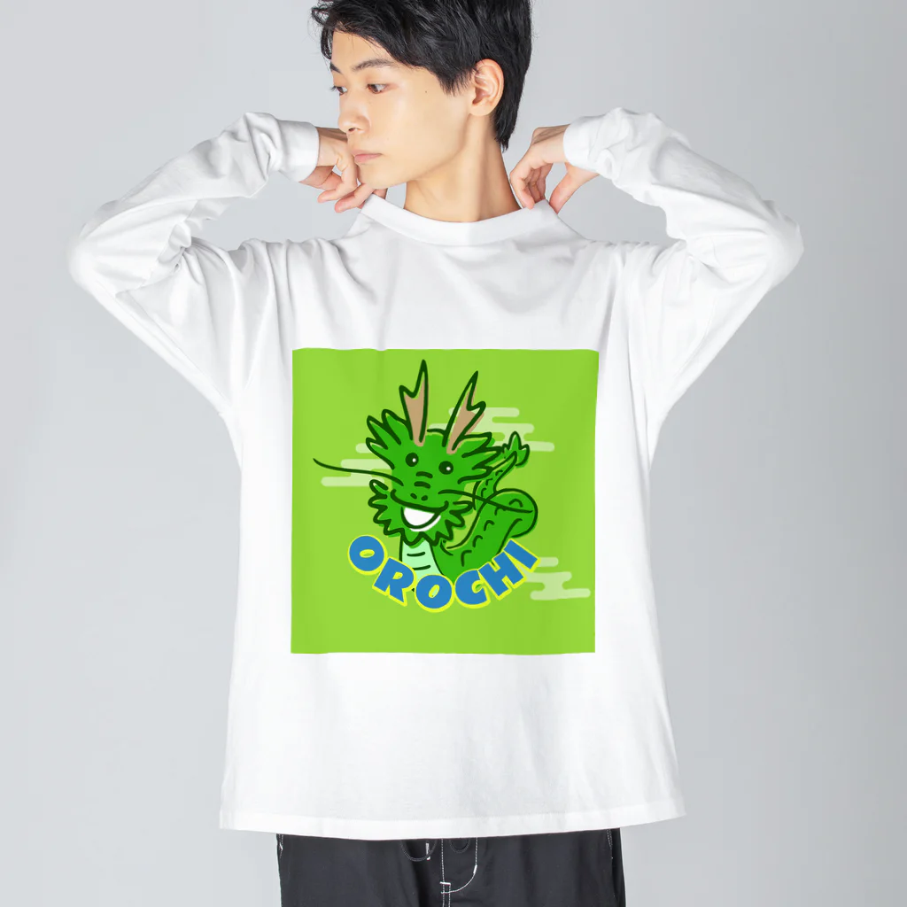 森本雄也の石見神楽_八岐大蛇＠forestgreen Big Long Sleeve T-Shirt