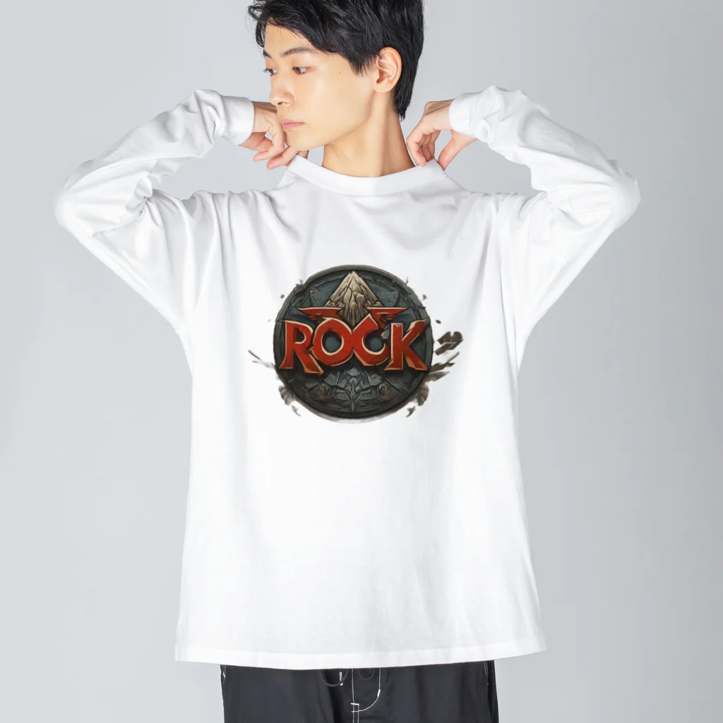 キャプテン カエルのROCKな山脈 Big Long Sleeve T-Shirt