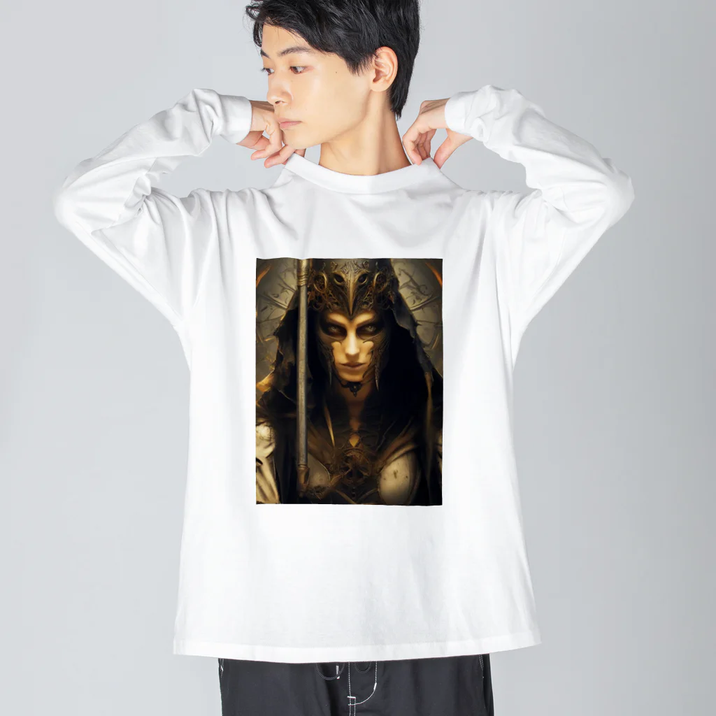 妖怪 白狐堂にようこその魔道士 ビッグシルエットロングスリーブTシャツ