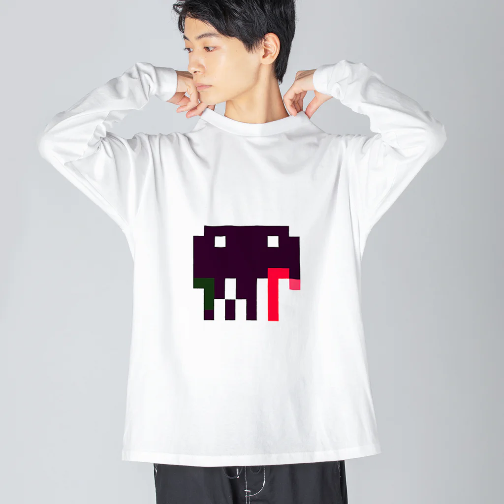 Rb【奇抜なデザイン】のドットの魔物 Big Long Sleeve T-Shirt