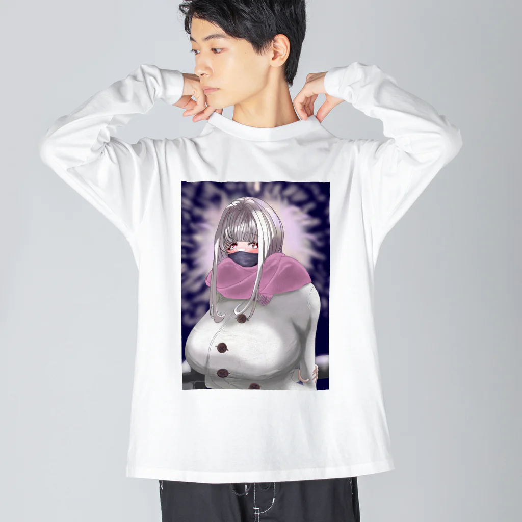 星乃荊サクの冬花火 Big Long Sleeve T-Shirt