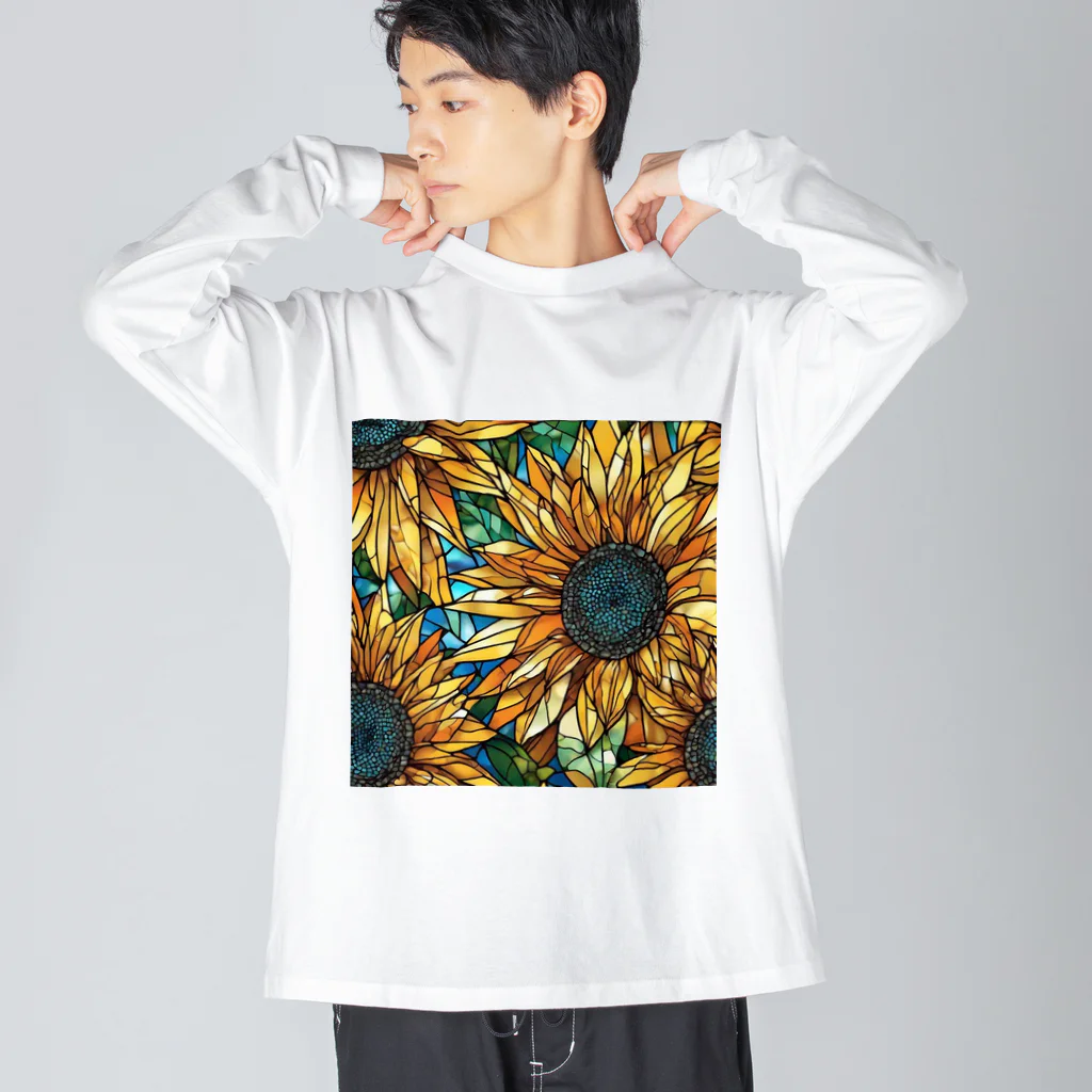 3tomo6's shopのhimawari Big Long Sleeve T-Shirt