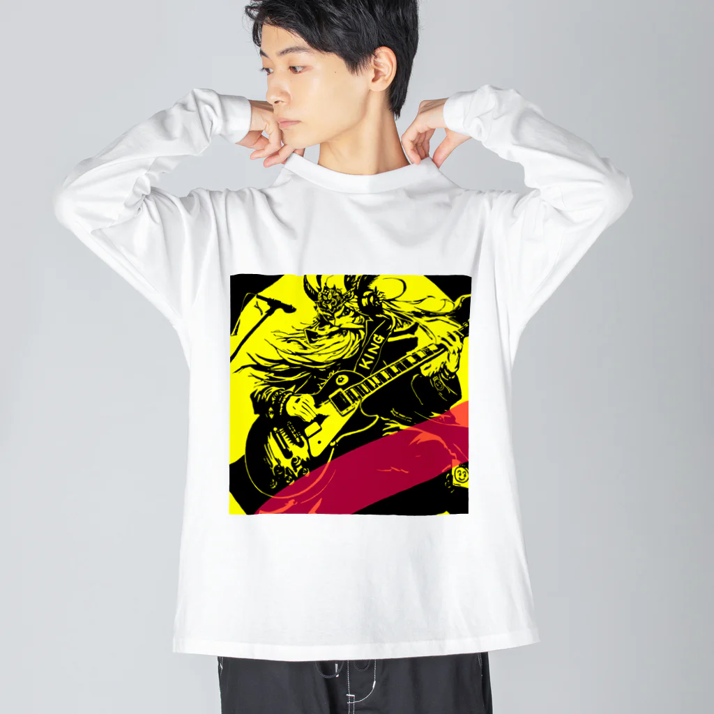 moon_takuanの古代王のロック Big Long Sleeve T-Shirt