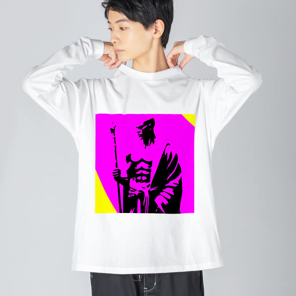 moon_takuanの空海 Big Long Sleeve T-Shirt