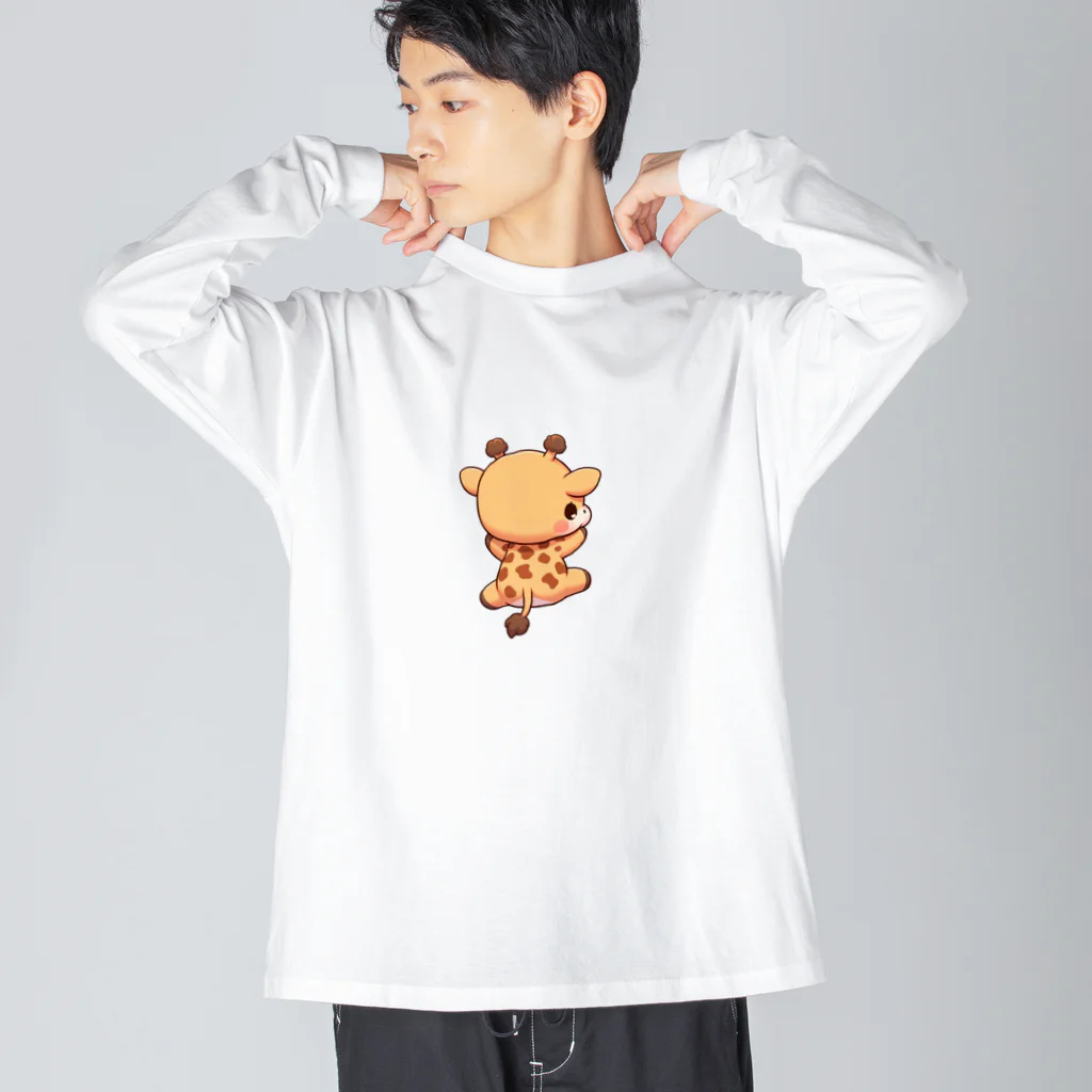 ゆづるの首を使わないキリン Big Long Sleeve T-Shirt