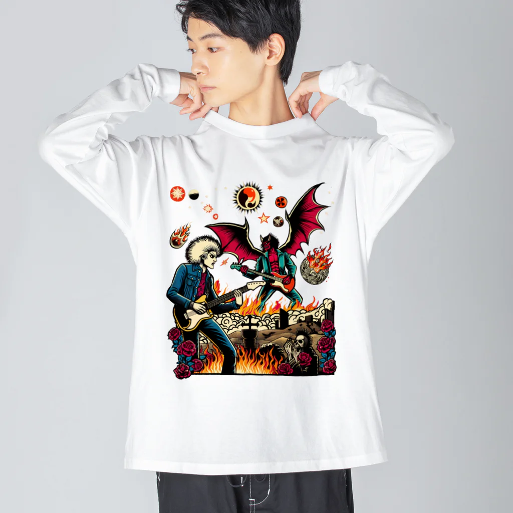 UNchan(あんちゃん)    ★unlimited★の悪魔とランデブー Big Long Sleeve T-Shirt