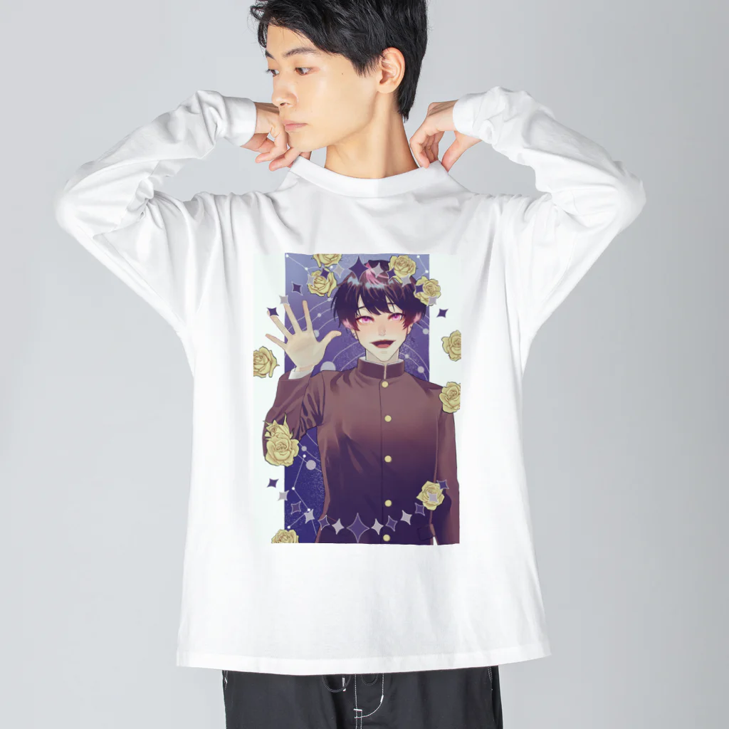 愛薔 理玖のはろぴー愛薔 理玖 Big Long Sleeve T-Shirt