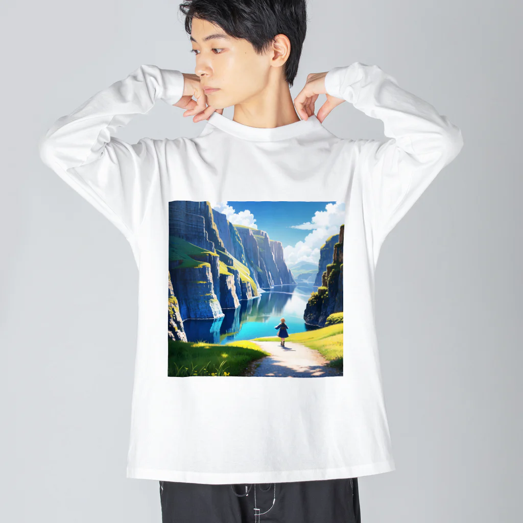 D-aerialのファンタジー世界のグッズ Big Long Sleeve T-Shirt