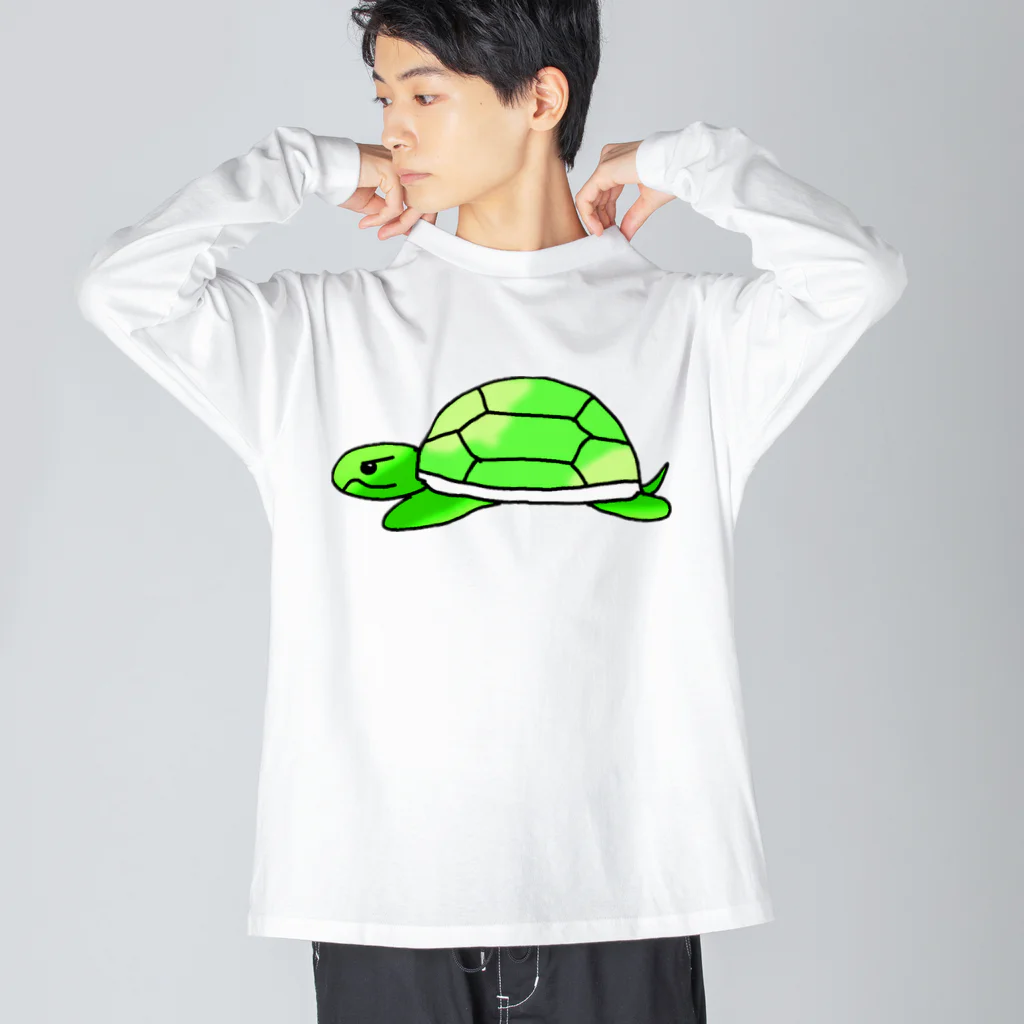 Sayuzu の亀サマ ビッグシルエットロングスリーブTシャツ