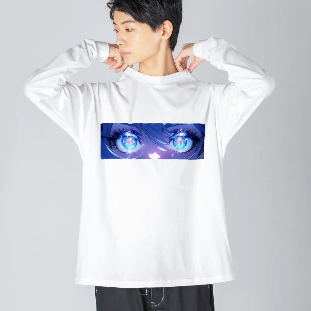 すけまめ商店のA:eyes focus Big Long Sleeve T-Shirt