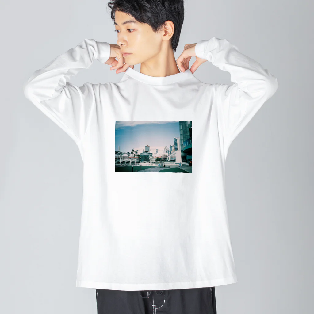 アシアタのEchoSpace_01 Big Long Sleeve T-Shirt