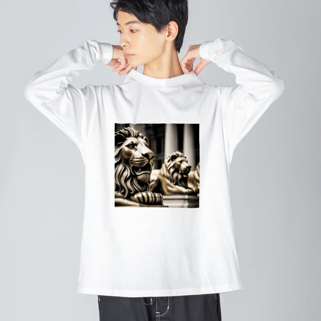 ごった煮　≪シフト制クリエイター集団≫の鎮座する金獅子 Big Long Sleeve T-Shirt