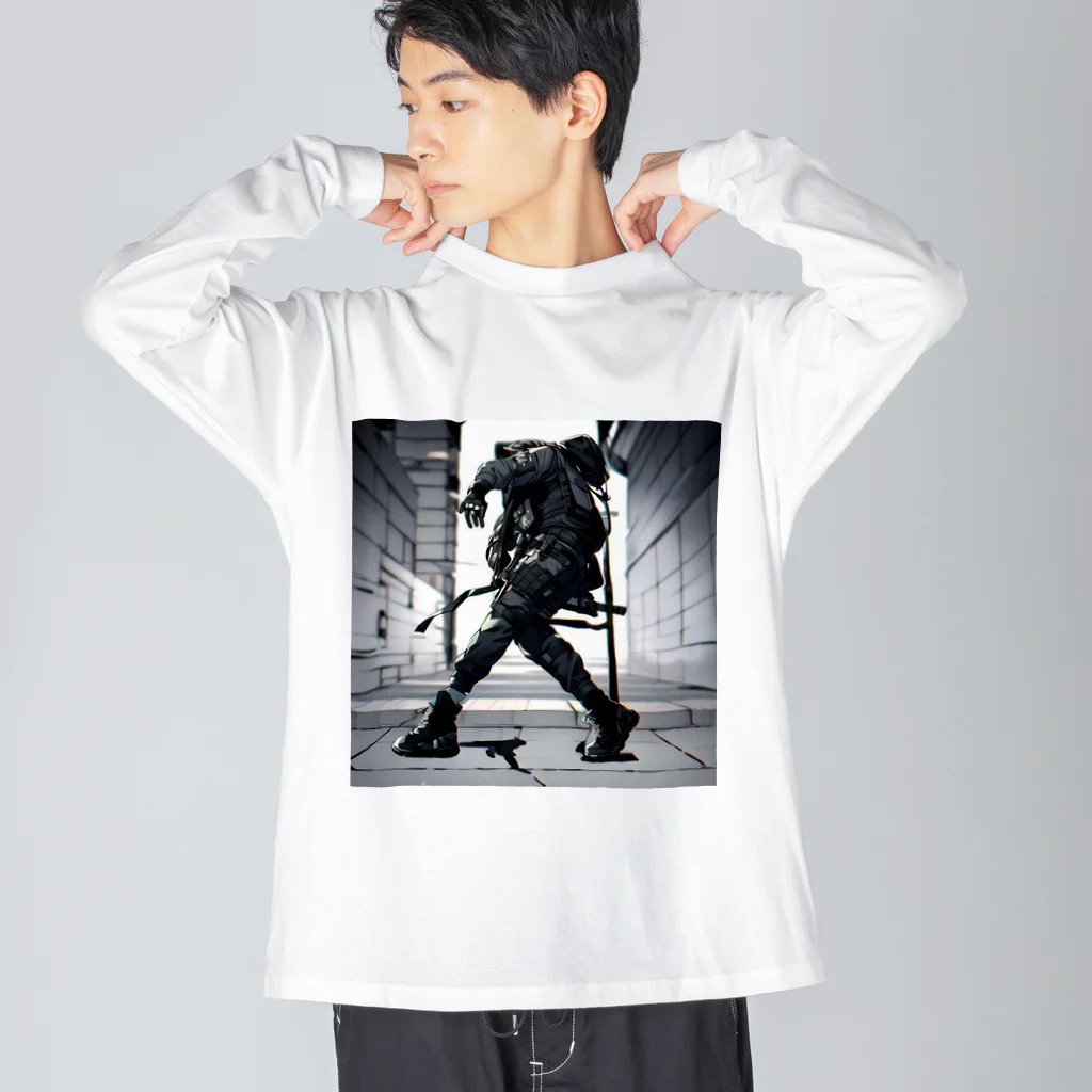 キャラクターグッズの【戦闘員少女】Let’s Dance Big Long Sleeve T-Shirt