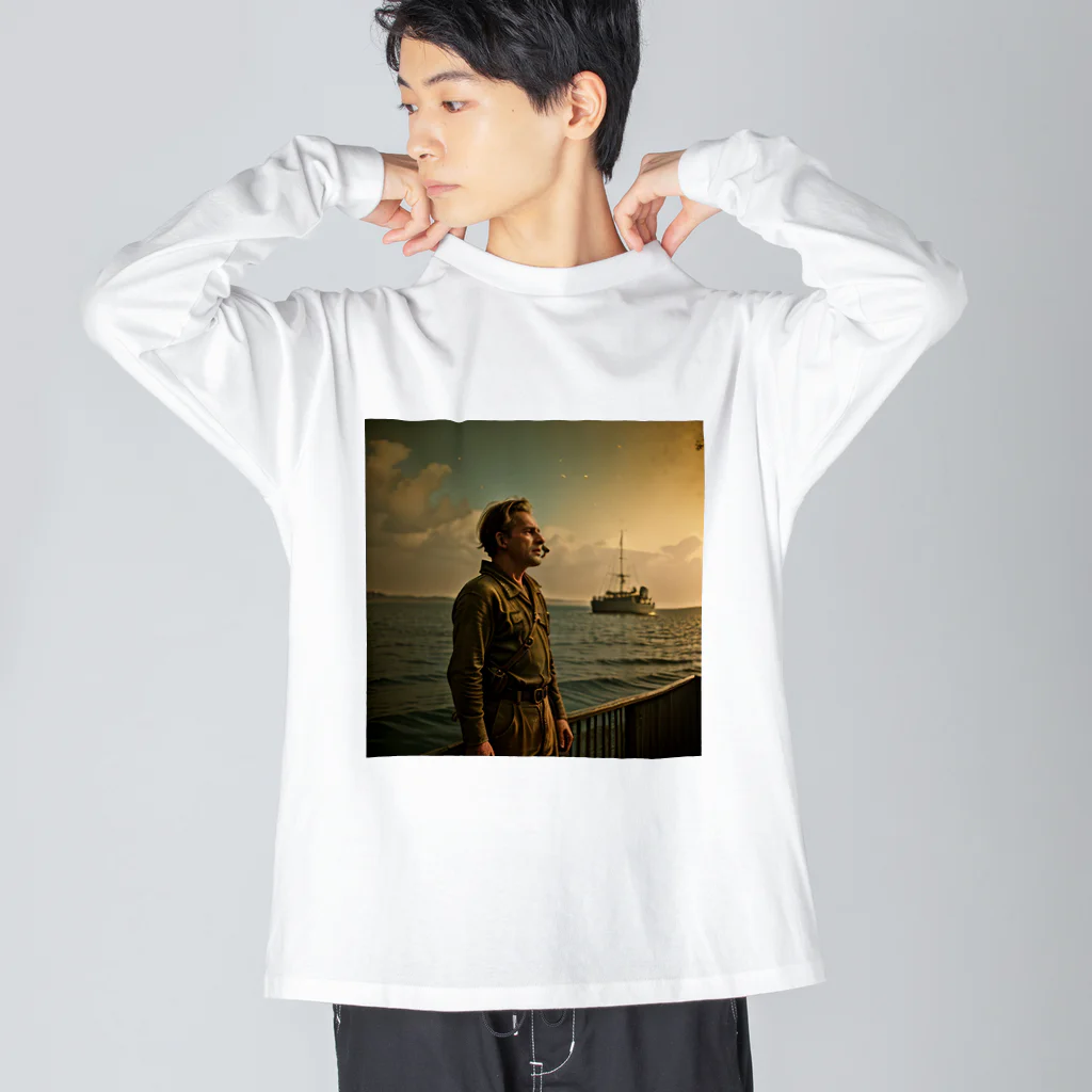 あかいはちの野心的な男 Big Long Sleeve T-Shirt