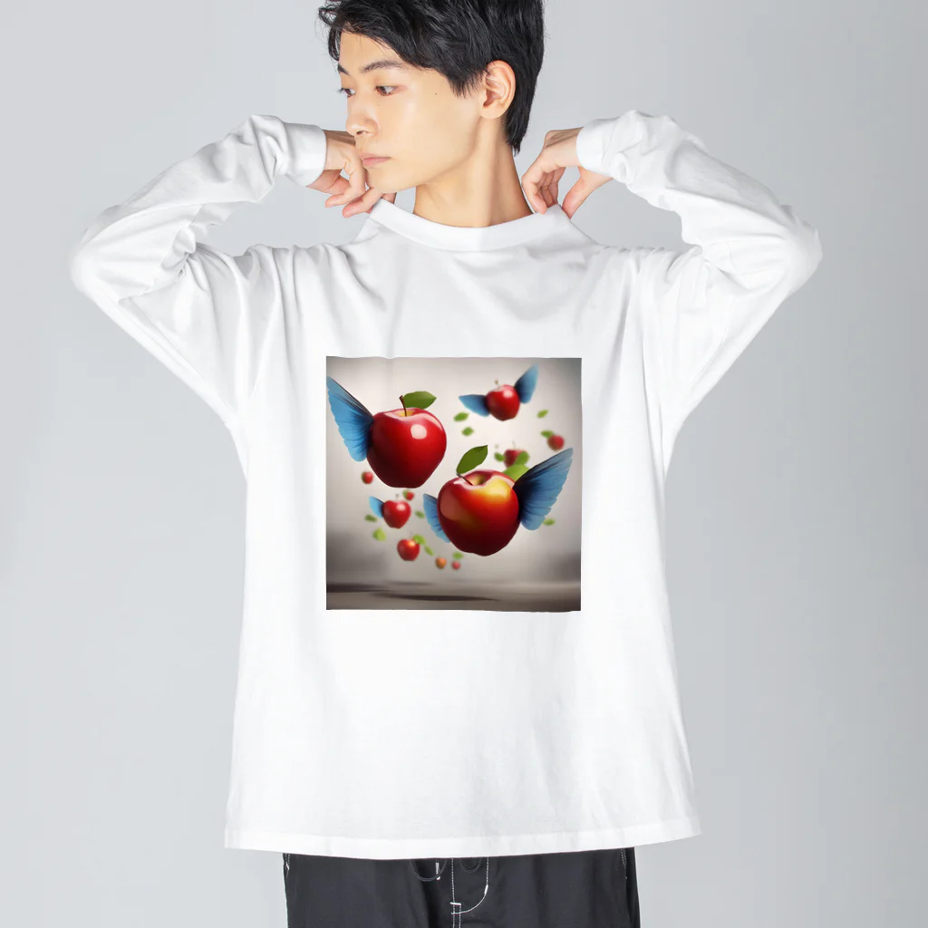 gulbisのお守りりんご Big Long Sleeve T-Shirt