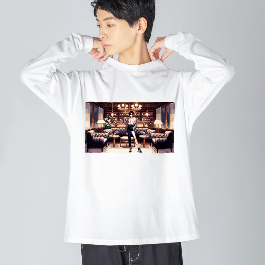 PiXΣLのluxury lounge bar / type.1 Big Long Sleeve T-Shirt