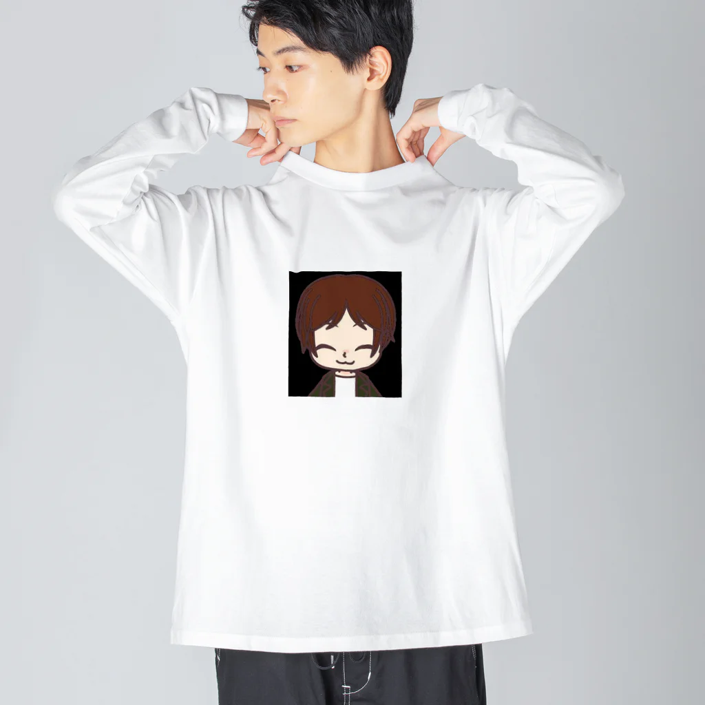 瀧さんショップのおかずちゃん似顔絵アイコン Big Long Sleeve T-Shirt