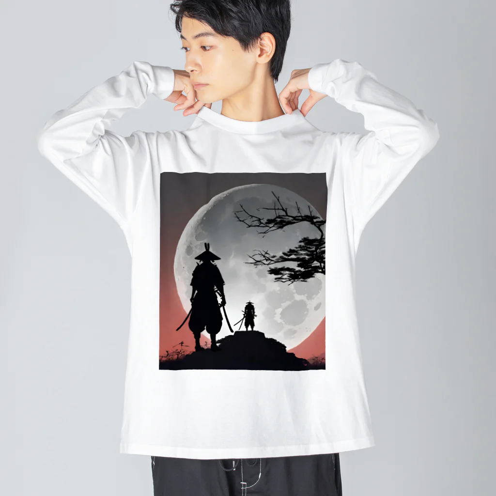 JAPANSTANDのSAMURAI ～対～ Big Long Sleeve T-Shirt