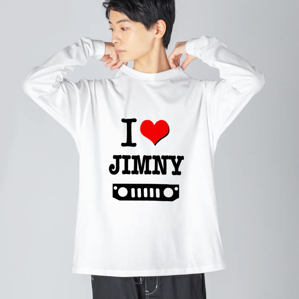 おもしろいTシャツ屋さんのI LOVE JIMNY ジムニー Big Long Sleeve T-Shirt