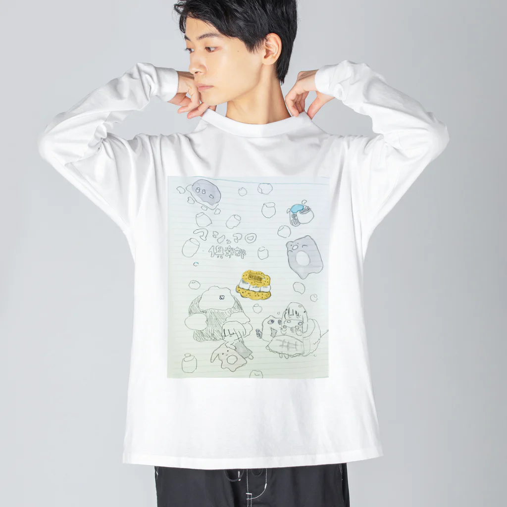 milk from mellow vanillaのあ。 ビッグシルエットロングスリーブTシャツ