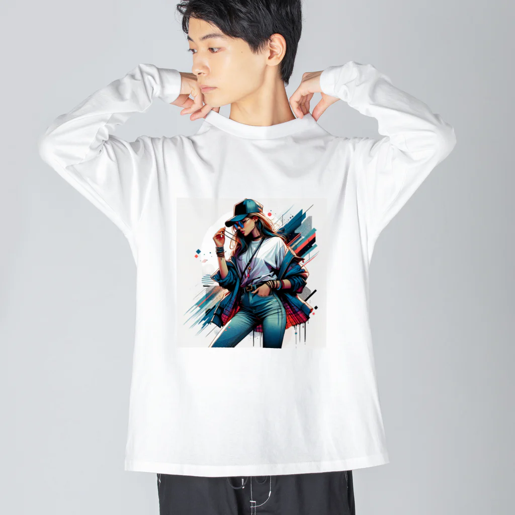 Haru|Casualのカジュアルお姉さん#1 Big Long Sleeve T-Shirt