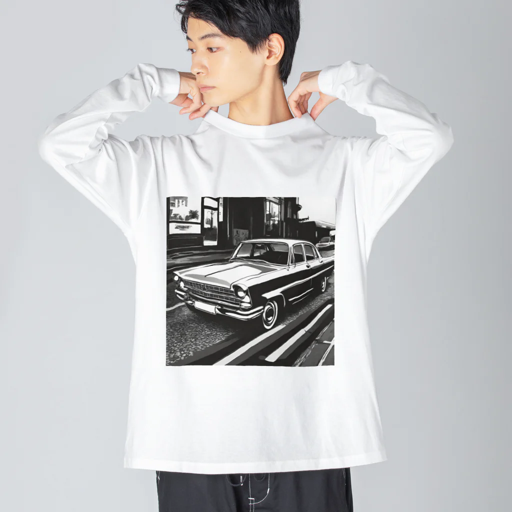 彩り屋のCLASSICcar ビッグシルエットロングスリーブTシャツ