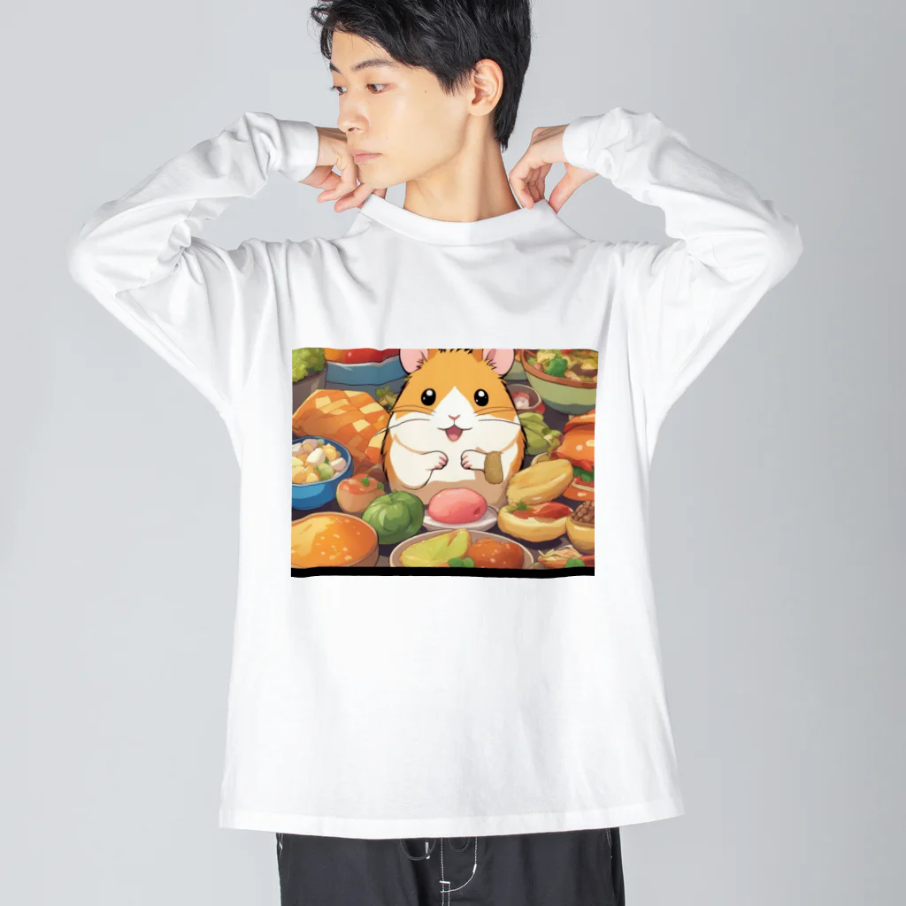 usubokeのハムスターのグルメな冒険 Big Long Sleeve T-Shirt