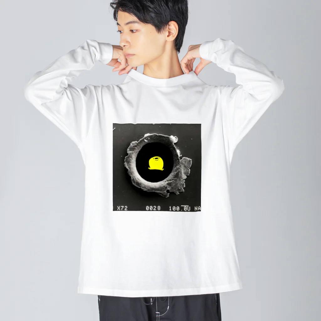 羽田ベースの弾痕deぽんぢ君 Big Long Sleeve T-Shirt