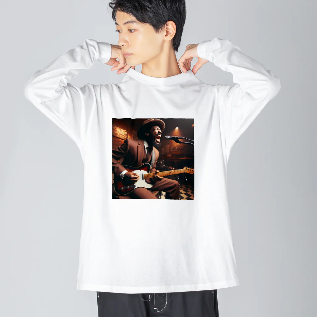 age3mの52stブルース Big Long Sleeve T-Shirt