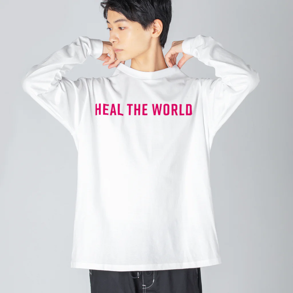 GreenCrystalのHeal the world ビッグシルエットロングスリーブTシャツ