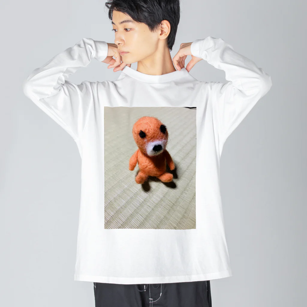 ポメラニアンのアリスくんの謎の生き物 Big Long Sleeve T-Shirt