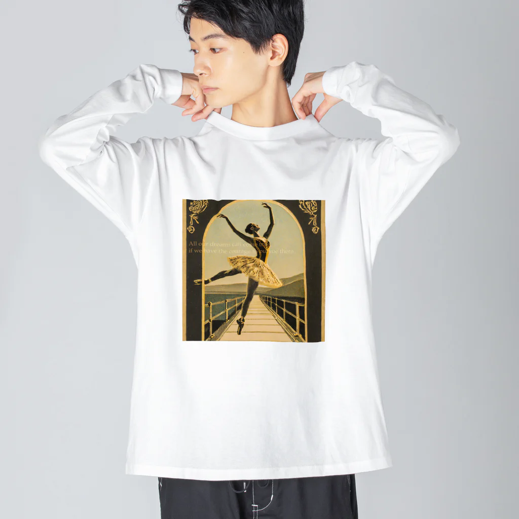 mana美術のバレリーナ#5 Big Long Sleeve T-Shirt