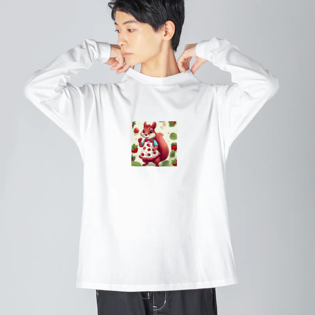 mari0909の可愛らしいシマリス Big Long Sleeve T-Shirt